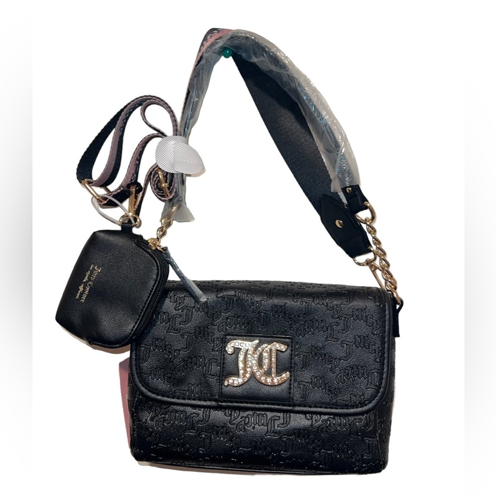‼️SOLD‼️NWT Juicy Couture Liquorice Charm City Crossbody Bag With Wallet